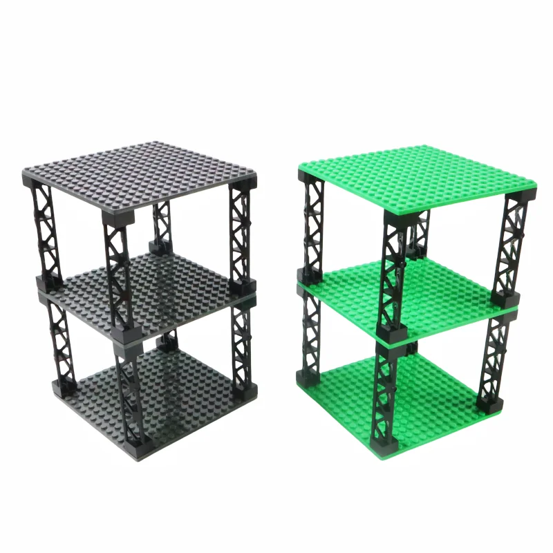 16x16 Double Sided Baseplates Durable 3pcs BuildingBlocks Toys Creative City Plates Plastic Blocks DIY Educational Kids gifts