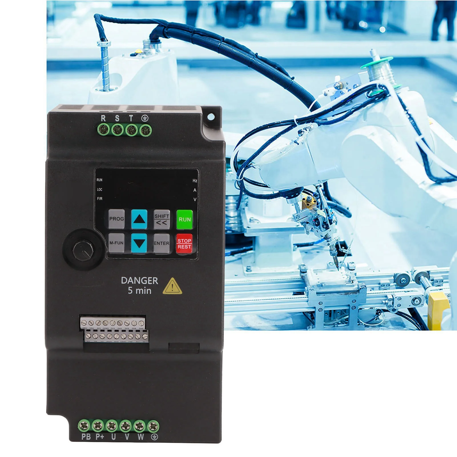 

Frequency Converter PID Control Variable Speed Drive Multi-speed Control 3 Phase Frequency Inverter for Industry Industry Use