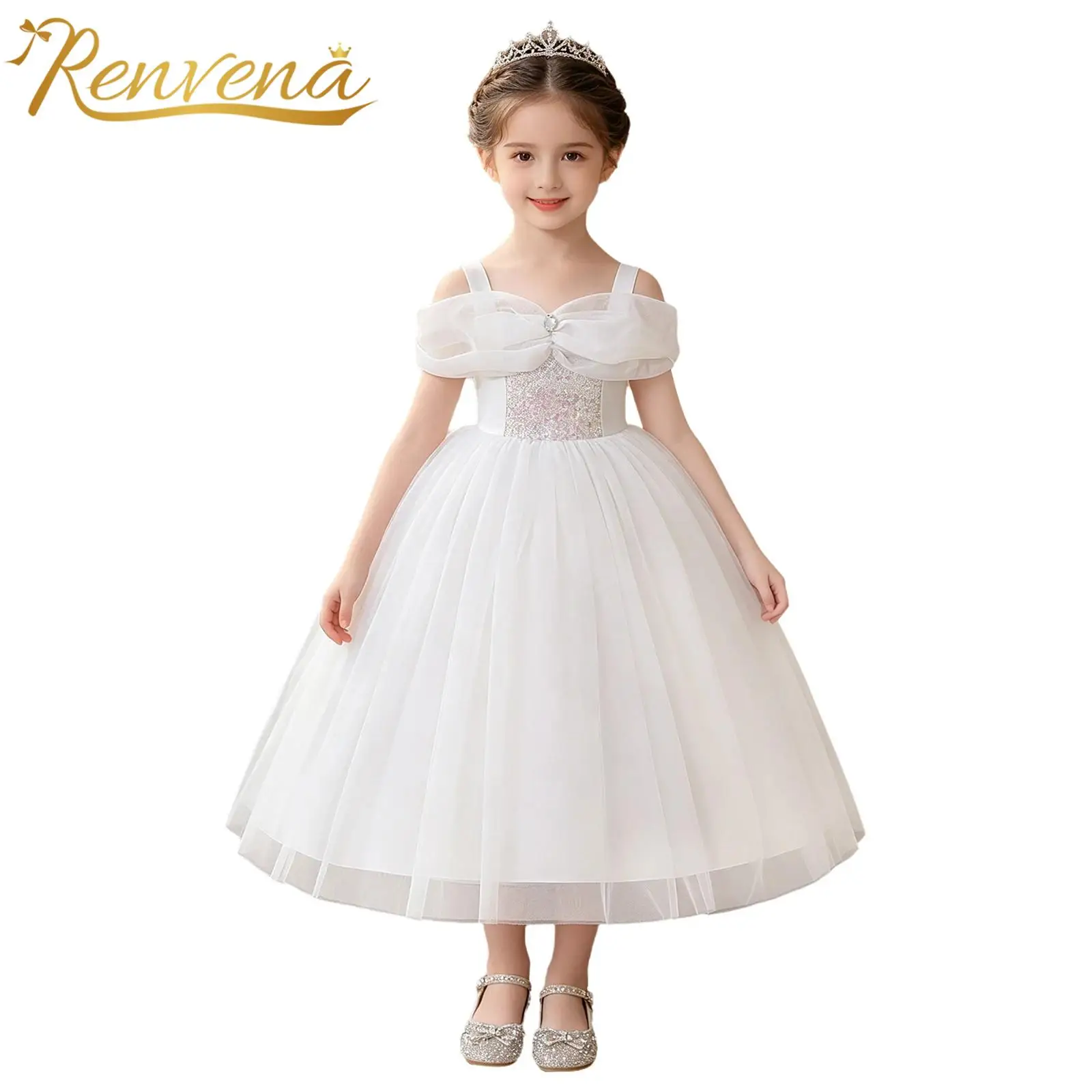 

Girls Birthday Dress Carnival Princess Costumes First Communion Pageant Dress Maxi Vestidos Kids Wedding Party Outfits Prom Gown