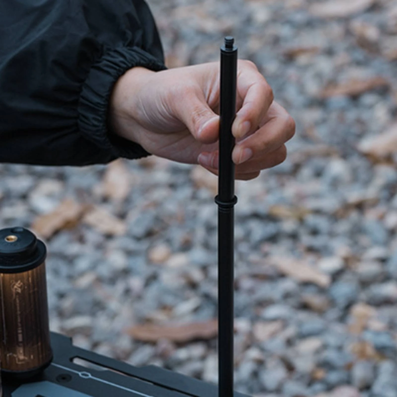 Cooking Outdoor Camping - 2 Stück Lampenständer-Verlängerungsstange aus Aluminium für