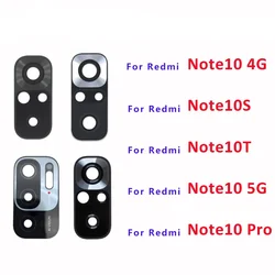 Rear Back Camera Lens Glass For Xiaomi Redmi 10 Note 10 Pro Max Note 10S 10T 10 5G Back Main Camera Glass Lens with Sticker