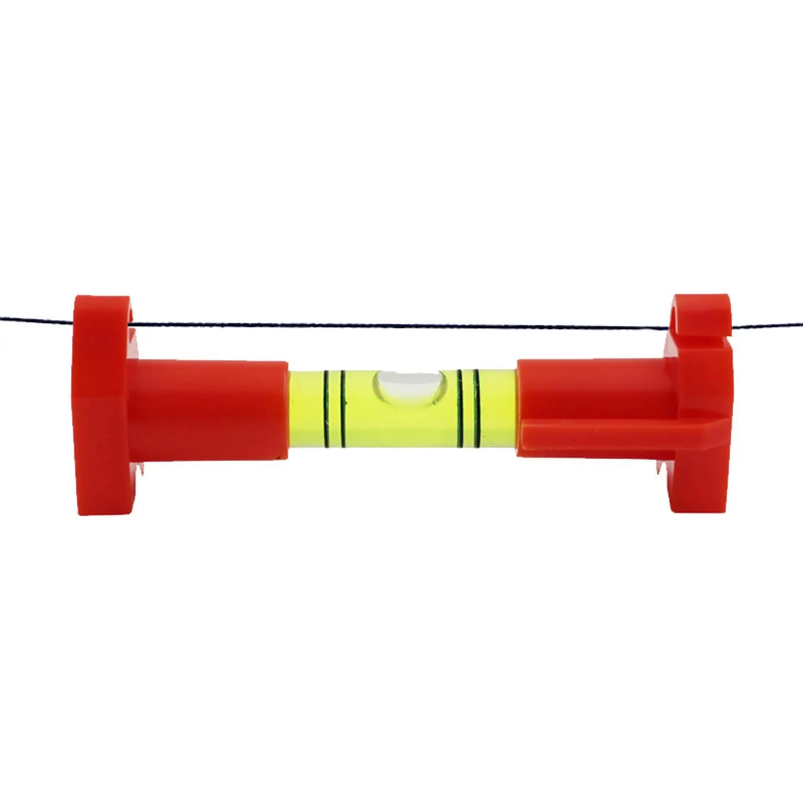 Acrylic Line Hanging Level with Hook Small Portable Bubble Leveling Instrument for Furniture Shelf Plumbing and Guttering Jobs