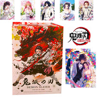 New Demon Slayer Collection Card Hobby Anime Game Rare Card Nezuko Doujin Booster Box Kids Toy Gift