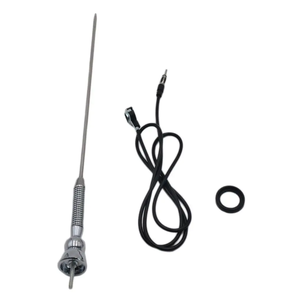 18,5" Metall Auto Fahrzeug Antenne AM/FM Antenne Radio Feder Soft Rod