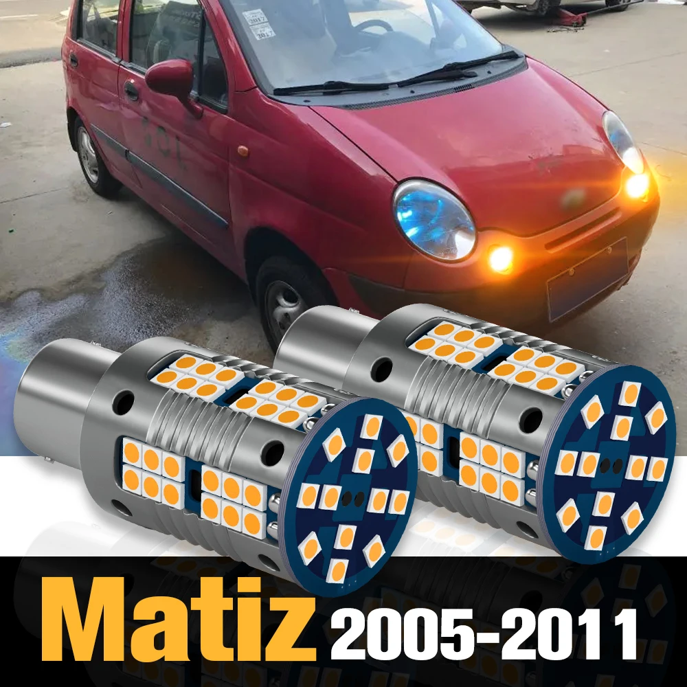 

2pcs Canbus LED Turn Signal Light Lamp Accessories For Chevrolet Matiz 2005-2011 2006 2007 2008 2009 2010