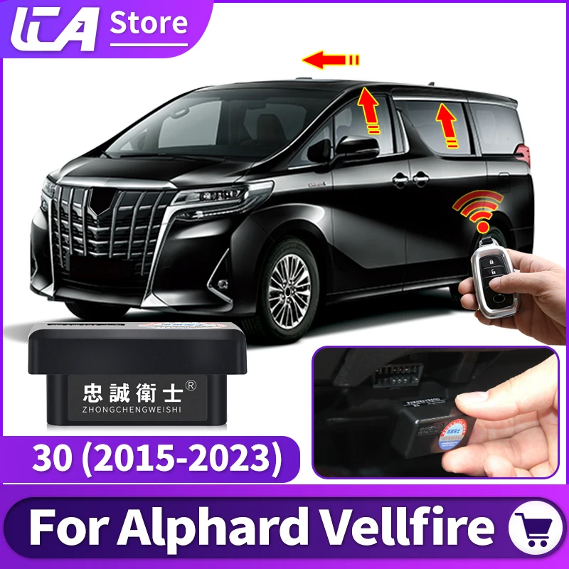 For Toyota Alphard Vellfire 30 20 Series Modification Accessories Interior Window Lifter OBD Tuning 2021 2020 2019 2018 2017