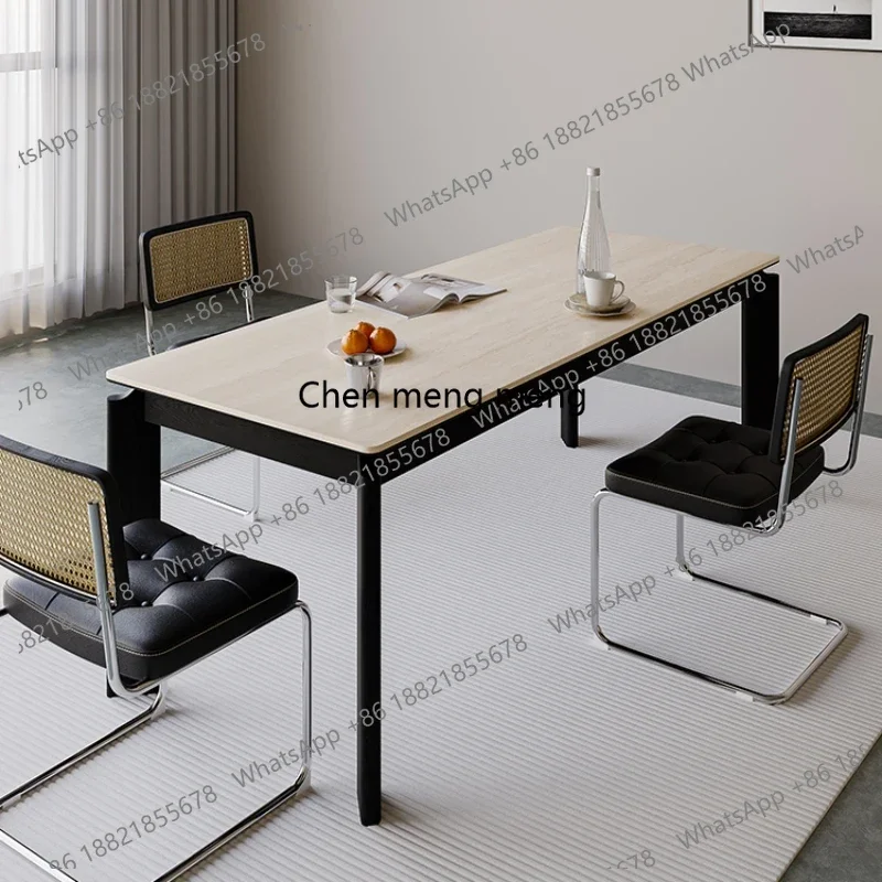 

Mobile Accessories Dining Table Nordic Rectangle Waterproof Reception Dining Table Salon Complete Yemek Odasi Setleri Decoration