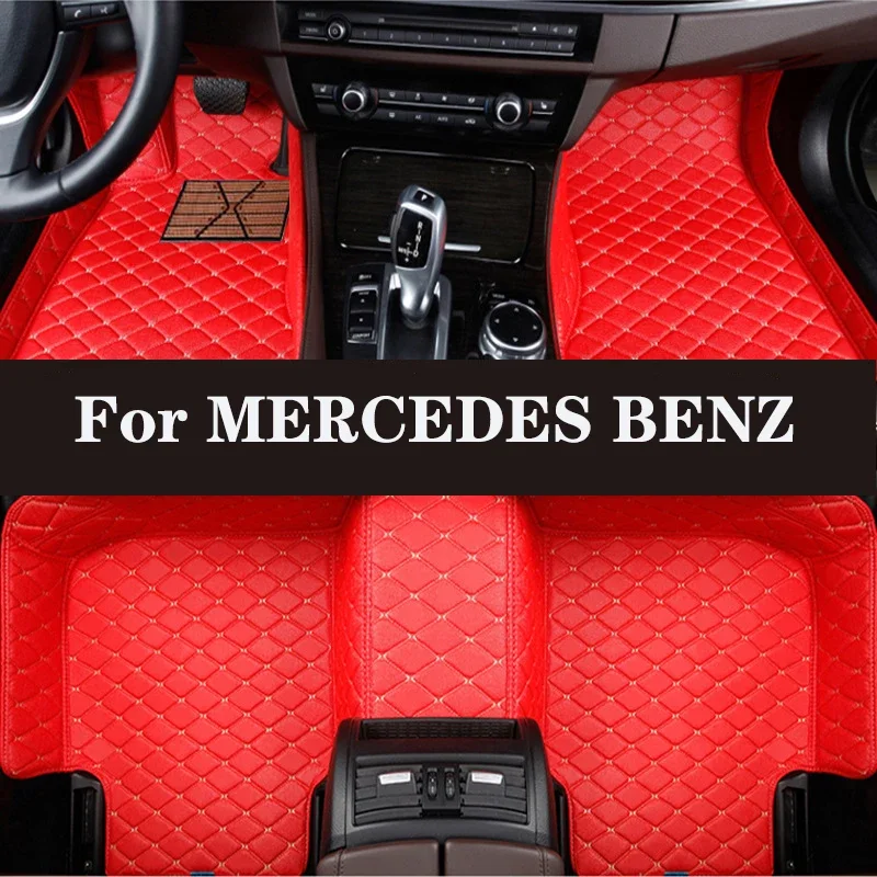 

Full Surround Custom Leather Car Floor Mat For MERCEDES BENZ CL600 CL500 CL CLA C117 AMG CLK CLS C218 C219 ML-Class Auto Parts