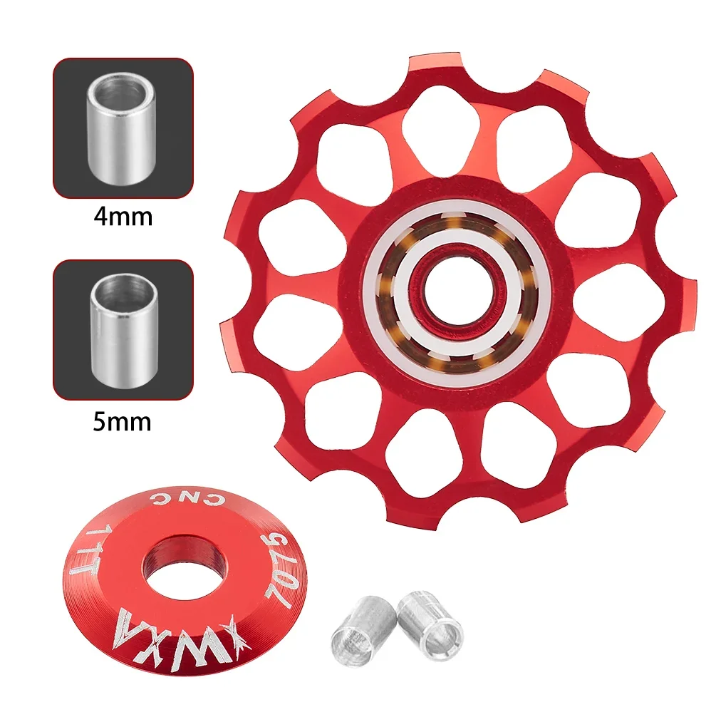 VXM MTB Road Bike 11T 13T 15T 17T Aluminum Alloy Jockey Wheel Rear Derailleur Ceramic Bearing Guide Bicycle Roller