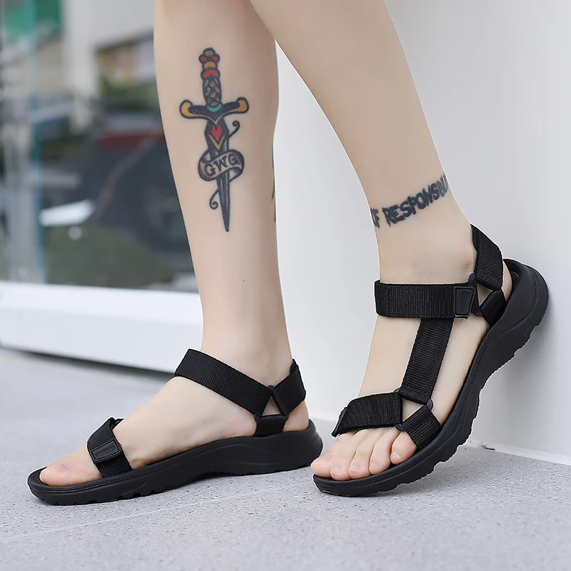 Herren Sandalen Neue Sommer Oberbekleidung Sandalen Strandschuhe – Detail 13