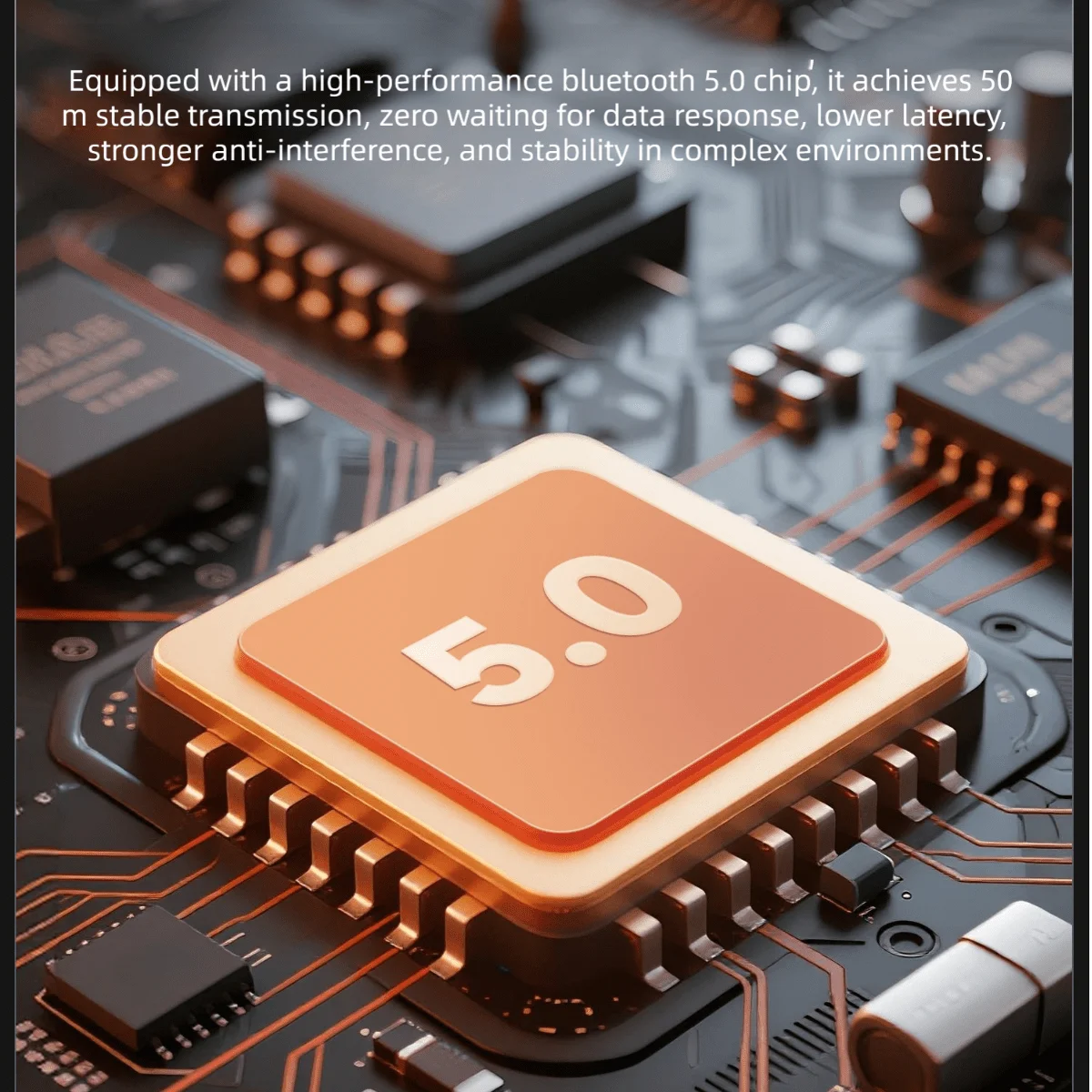 Bluetooth 5.0 3-Axis Accelerometer Tilt Gyroscope Angle Sensor Electronic Compass 9DOF Magnetometer IMU