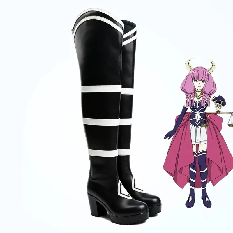 Aura Cosplay Boots Anime Frieren Beyond Journey's End Aura Shoes  Halloween
