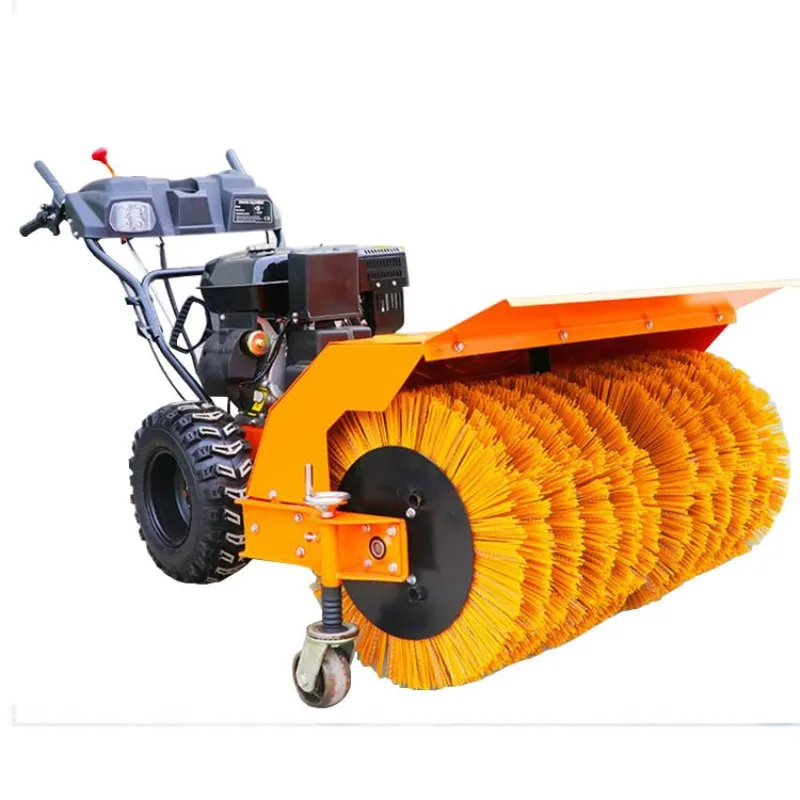 

Snow plow Small hand-held push-type snow clearing equipment, small de-icing and snow sweeping machine