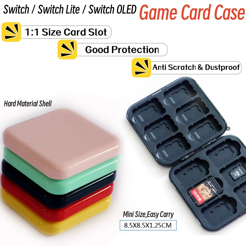 For Tears Of The Kingdom 12 In 1 Switch Game Card Case for NS Switch For Switch OLED Lite Game Cartridge Storage Box Accessories