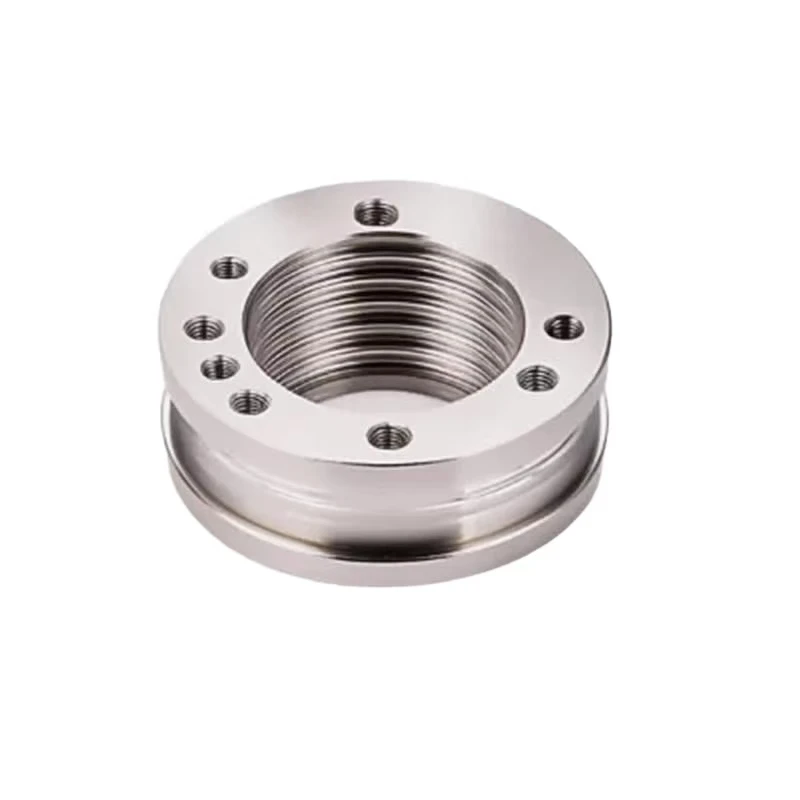 

Custom Stainless Steel/Aluminum Alloy CNC Machined High-Precision Threaded Hole Annular Mechanical Adapter