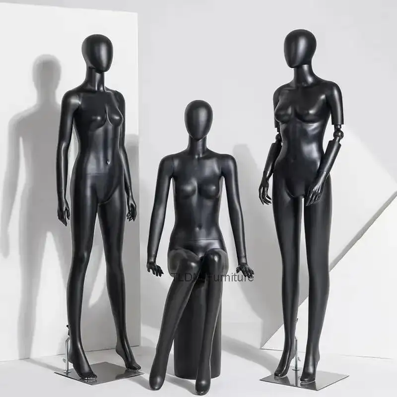 

Clothing Window Display Rack High-end Plastic Full-body Mannequin Modern Prop Women's Clothing Creative Sewing Supplies FYMQ