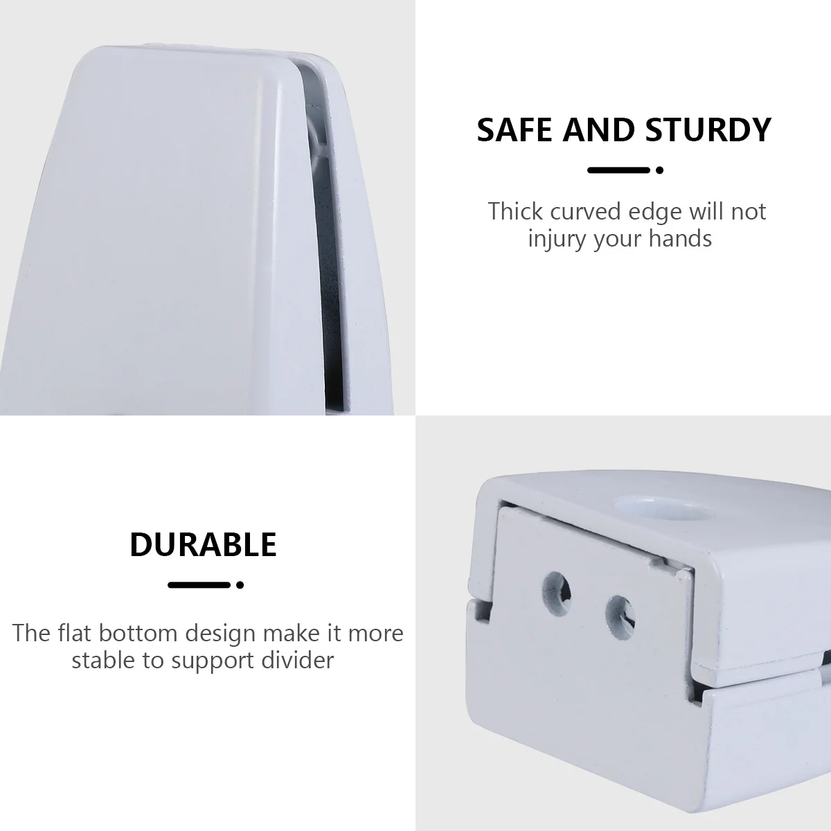 

6pcs Aluminum Alloy Office Desk Glass Clip Adjustable Bracket For Desktop Privacy Panel Divider Screen Clamp Glass Holder