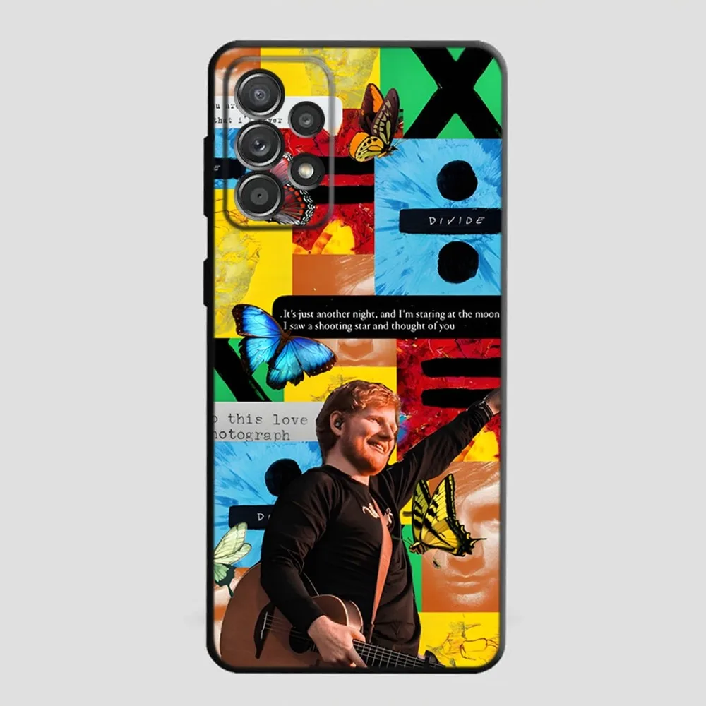 E-Ed Sheeran Singer Phone Case For Samsung S21,S22 Ultra,S20,S30 plus,S22 plus,S23,S30 ultra 5G Silicone Cover