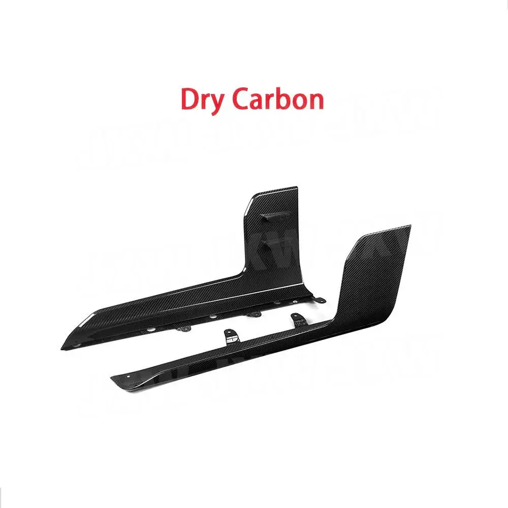 2PCS Carbon Fiber Side Skirts Splitter Cupwings Winglets For BMW M2 G87 2023+Coupe FRP Canards Apron Car Accessories