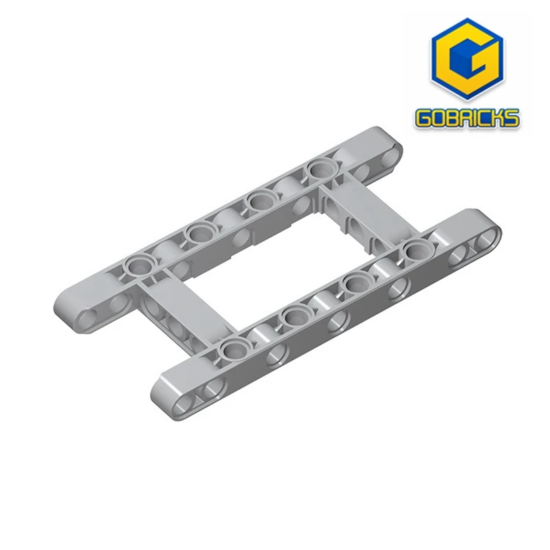 MOC PARTS GDS-1001 Technical, Liftarm, Modified Frame Thick 5 x 11 Open Cent compatible  with lego 64178  children's toys