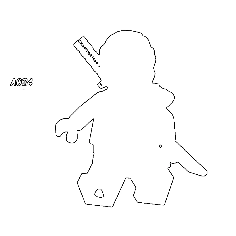 Kampfkunst Ninja-Stil Bausteine Mini-Figuren-Sammlung Kinderspielzeug Geschenk a001-a099