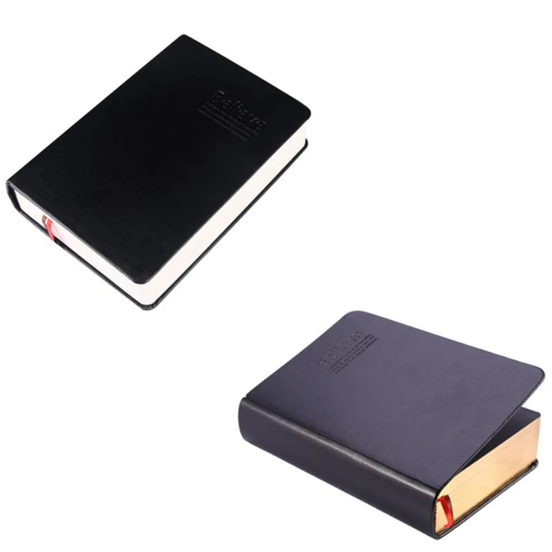 Retro Thick Paper Lined Notebook Bible Diary Journals School Office