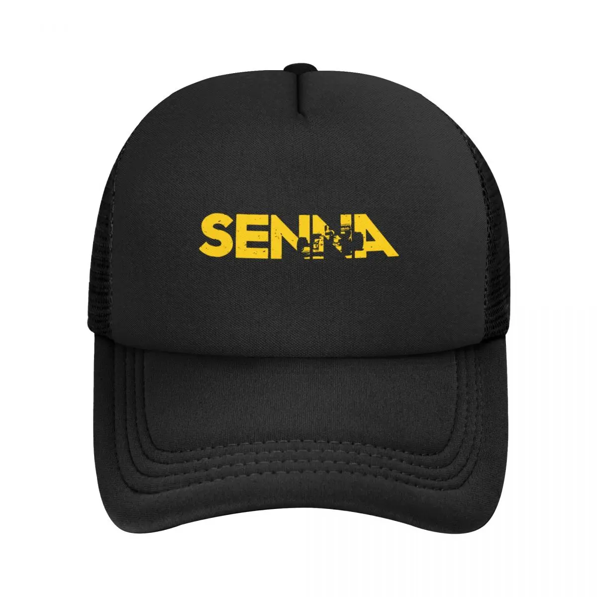 Ayrton Senna Mesh Caps for Women Men Adjustable Baseball Cap Mesh-Back Cooling Breathable Hats