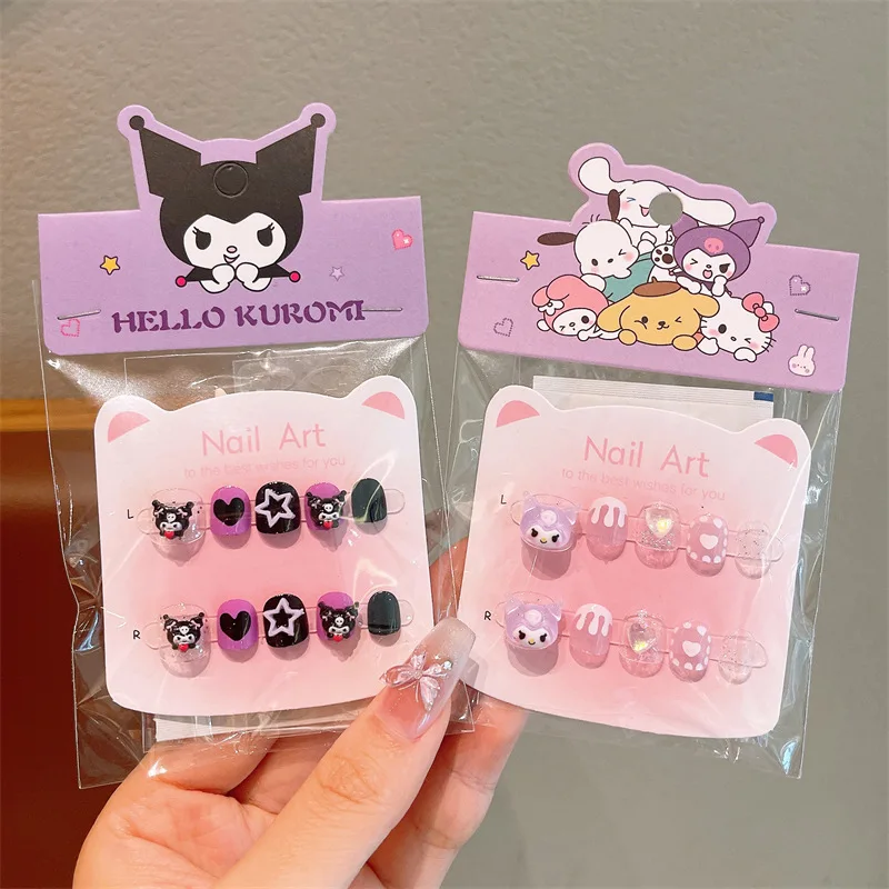 

Kawaii Hello Kitty Nail Stickers Cute Cartoon Exquisite Transparent Women Supplies Desktop Decoration Student Gift Wholesale