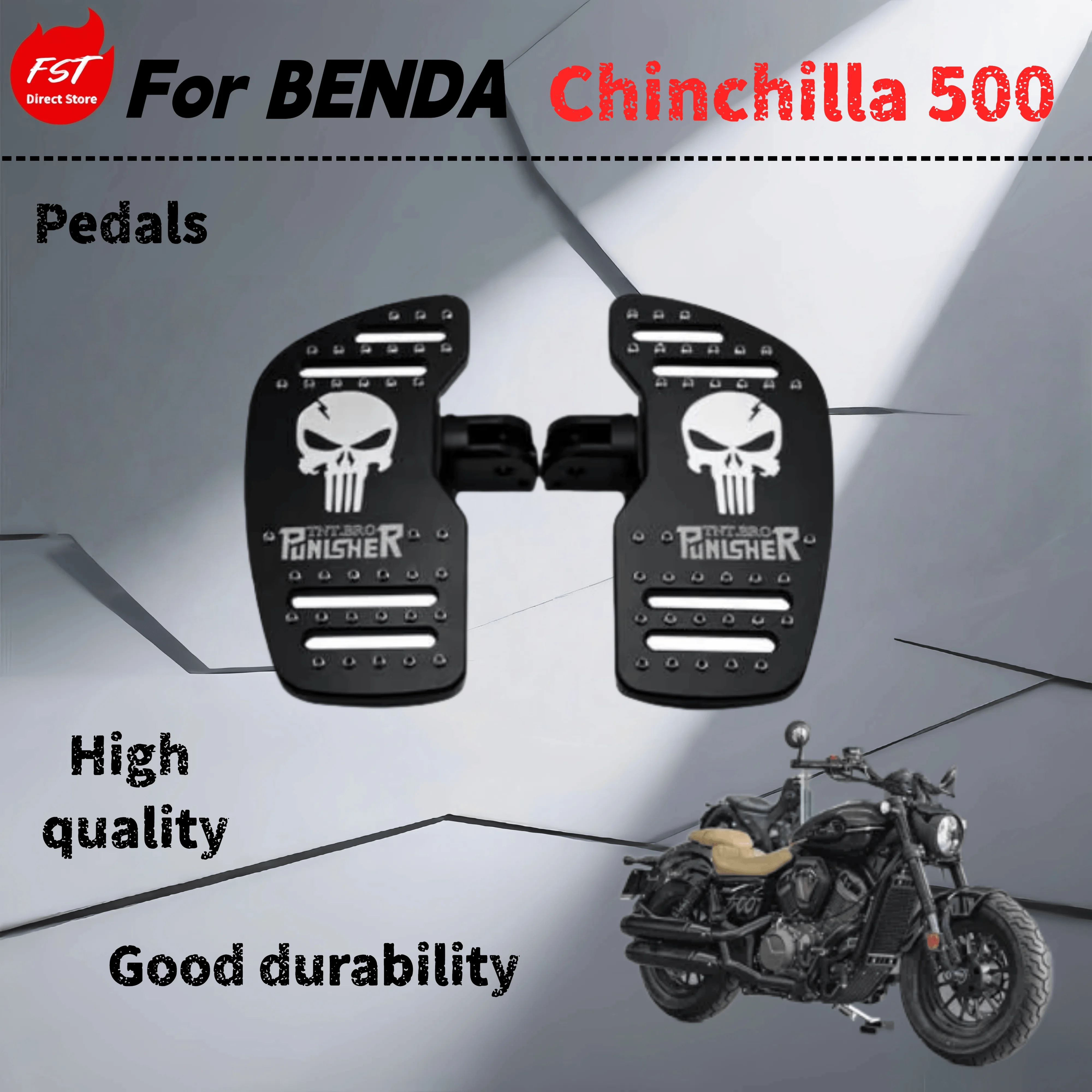 

For Benda Chinchilla 500/450/300 modified size upgrade width extension rear brake pedal accessories