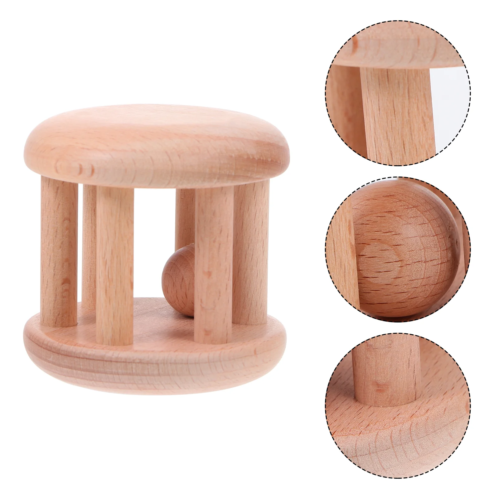 The Bell-campana de madera para niños, juguete educativo de madera para edades tempranas, juguetes para niños