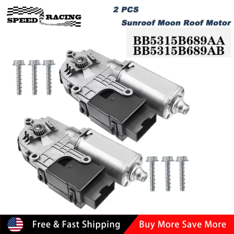 

BB5Z-15790-A BB5Z-15790-D MM-1147 MM-1038 2 шт. Двигатель на крыше луны слева и справа для Ford Explorer 2011-2017 серебристый