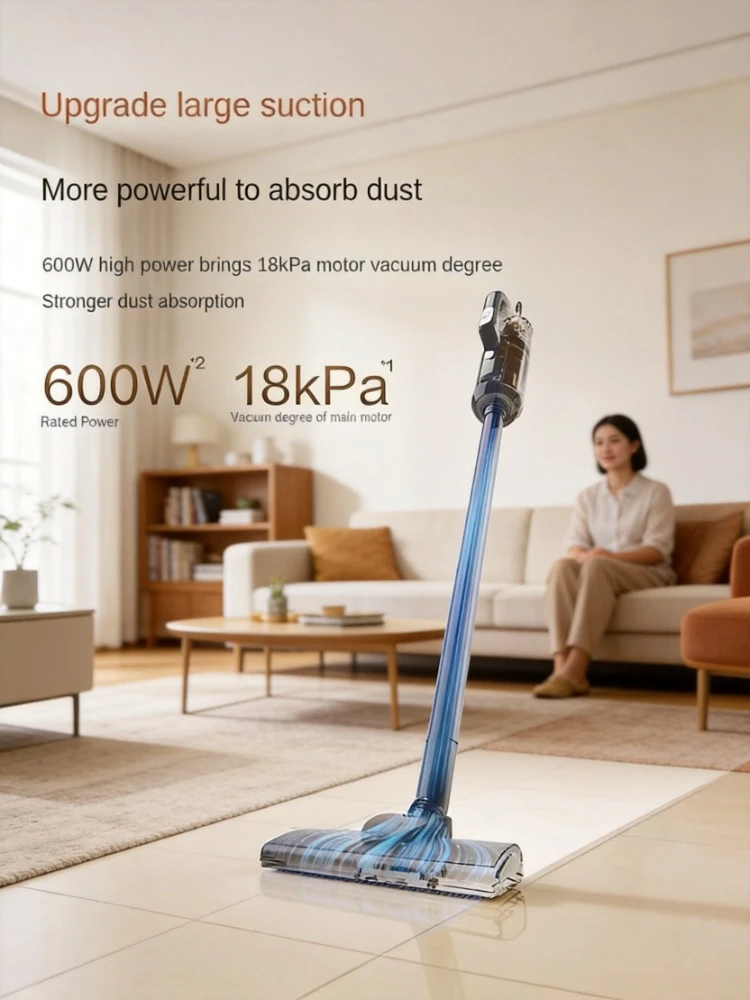 

Compact Portable Vacuum Cleaner, Strong Suction Easy Maneuverability for Household Use