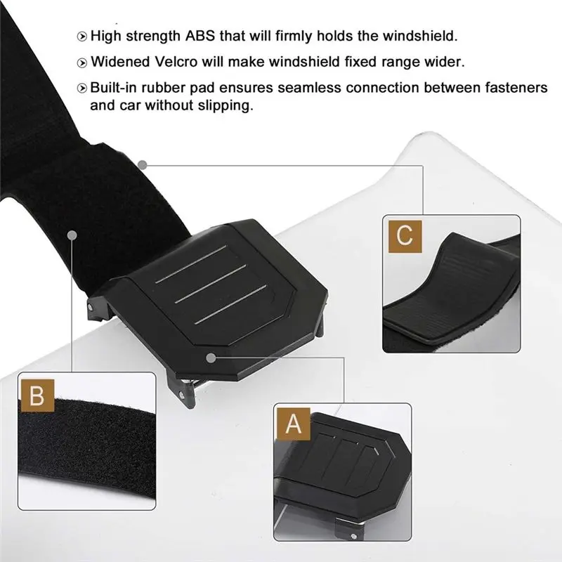 A73Q-UTV Windshield Adjustable Mounting Clamp Kit For Polaris Ranger RZR, Can Am Maverick X3 Windshield Fixed Clamps Straps