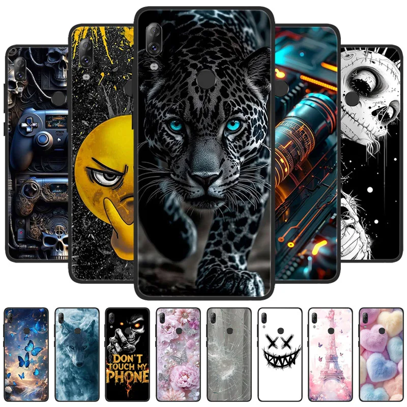 Capa de telefone para lenovo k5 pro, capa de silicone pintada de luxo, capa macia para lenovo k5pro l38041 tpu, à prova de choque