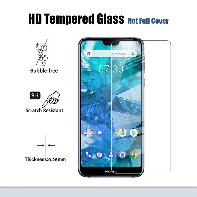 Screen Protector for Nokia 5.3 2.3 1.3 5 5.1 4 4.2 3.2 Protective Glass on Nokia 6 6.1 Plus 6.2 1 2 3 3.1A 3.1C Phone Glass