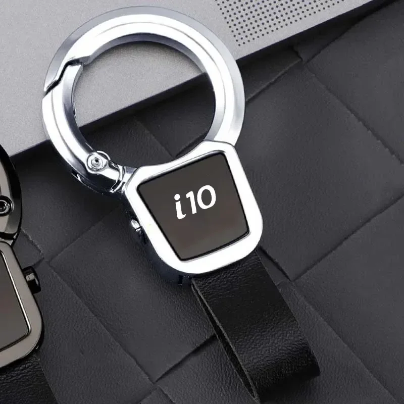 For Hyundai I10 Badge 2025 Keychains Waist Belt Buckle Women Men i30 i40 i10 i20 Car Key Chains Rings Keyring Pendant Gifts view 2