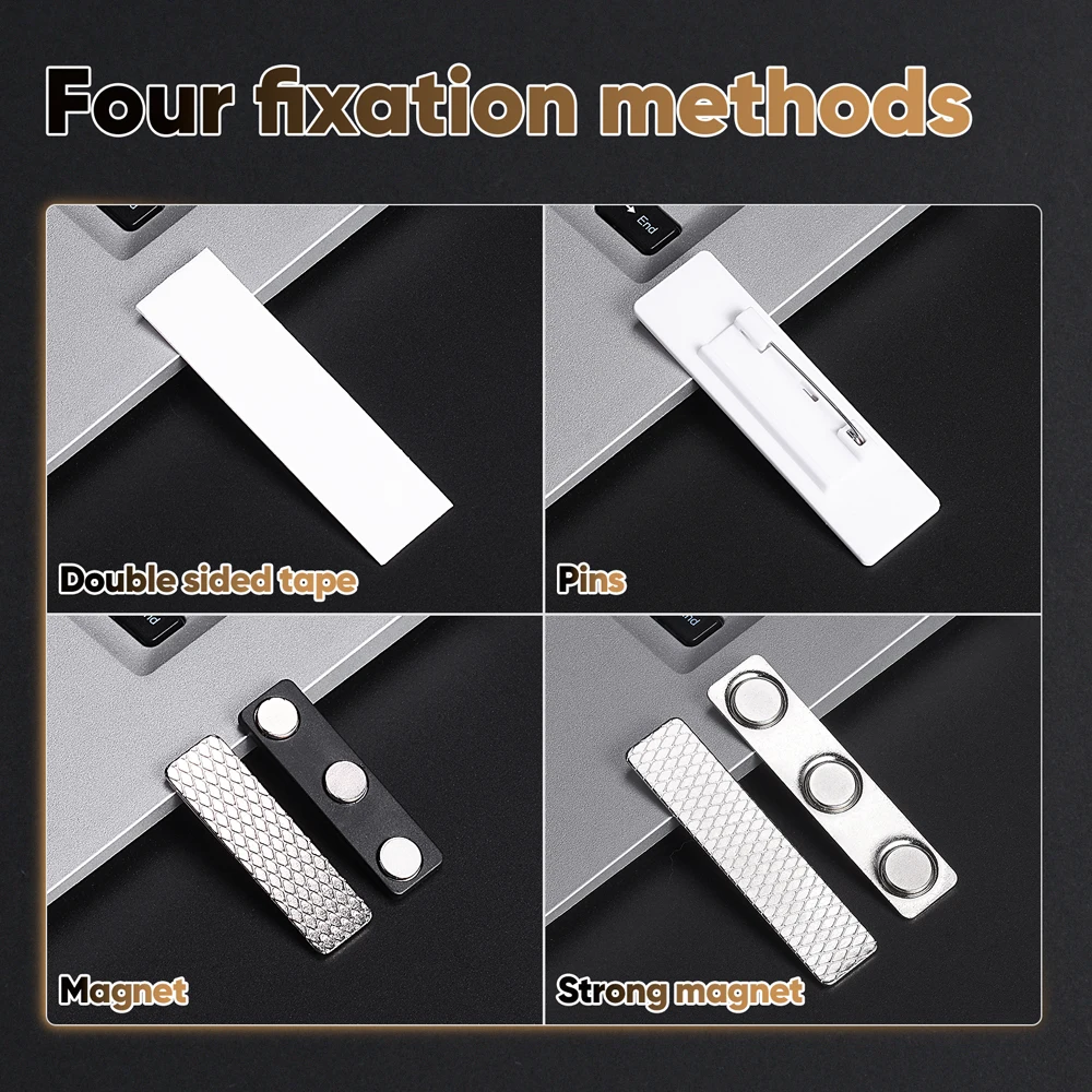 7x2 سنتيمتر شحن تخصيص دبابيس دبوس شخصية محفورة النص شعار الأعمال معرف لوحة علامة معدنية الشريط شارات اسم مخصصة