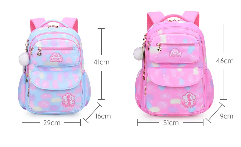 Mädchen-Schulrucksack, Rucksack für Teenager, Frauen, Kinder, weiblich, rosa, Schultasche für Grundschule, weiterführende Schule, Teenager, Kinder – Detail 27