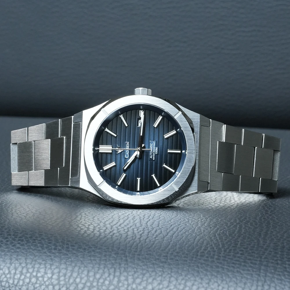 CADISEN Diver Watch Luxury Sapphire MIYOTA 8215 German Designer Men Automatic Mechanical Watches Waterproof Luminous Wristwatch