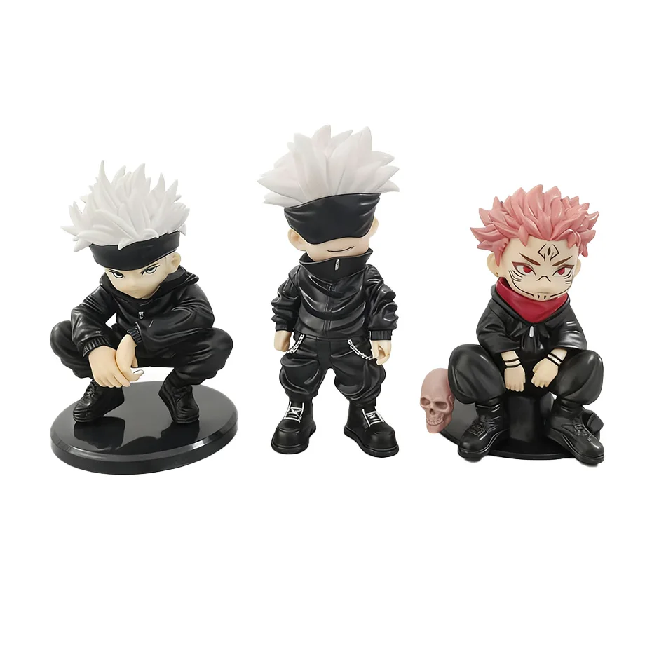 Jujutsu Kaisen Anime Figur 3er Stil Satoru Gojo Actionfigur Herr des Fluches Sukuna Figur Sammlung Modell Puppe Spielzeug Geschenk