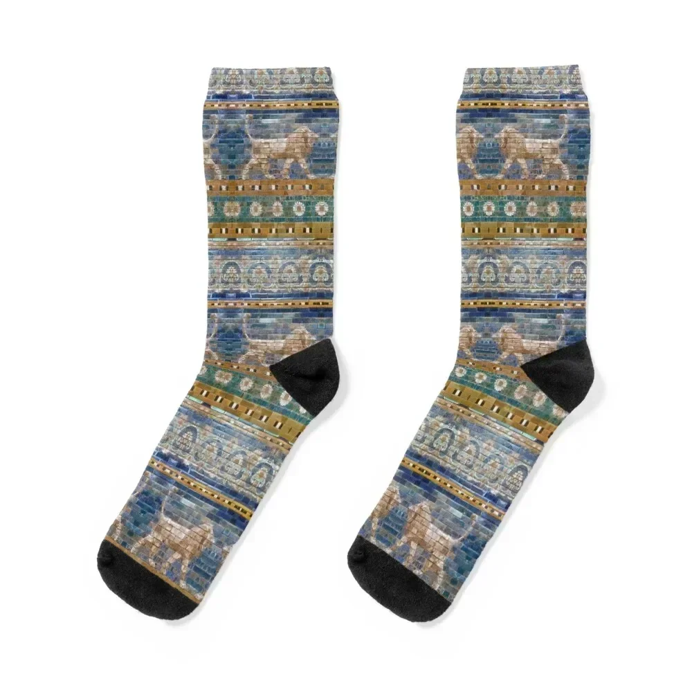 

Lions from Babylon Socks cool crazy luxury shoes Socks For Man Women's
