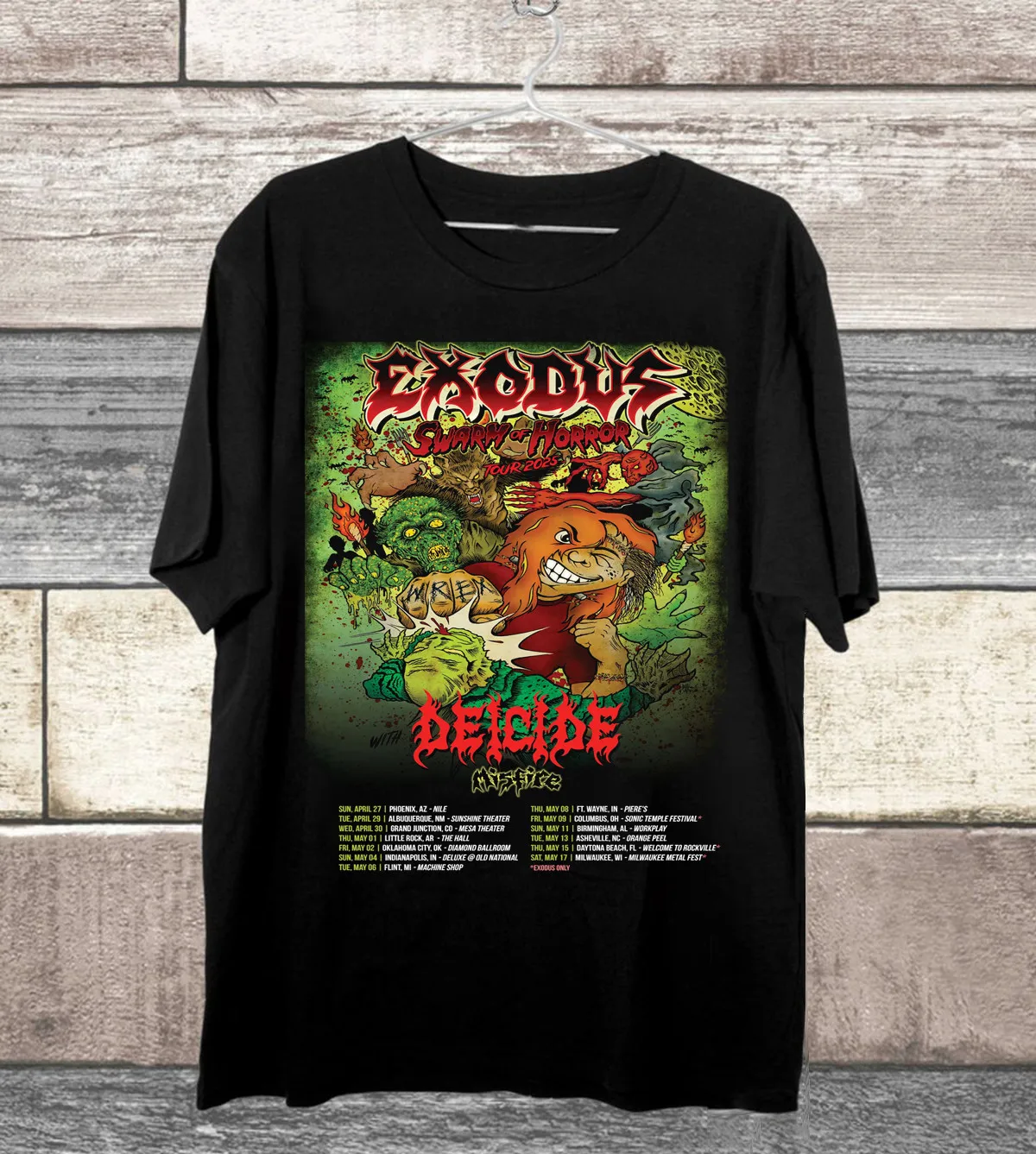 

Exodus Annonce Spring 2025 US Tour Band Gift For Fans to 5XL T-shirt GC3629