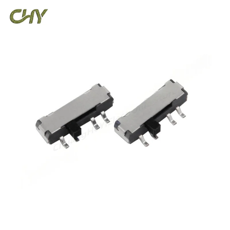 10Pcs MINI Miniature SMD SMT Side Slide Switch 2P3T 8 Pin 3 Position Toggle Switches Handle high 2mm