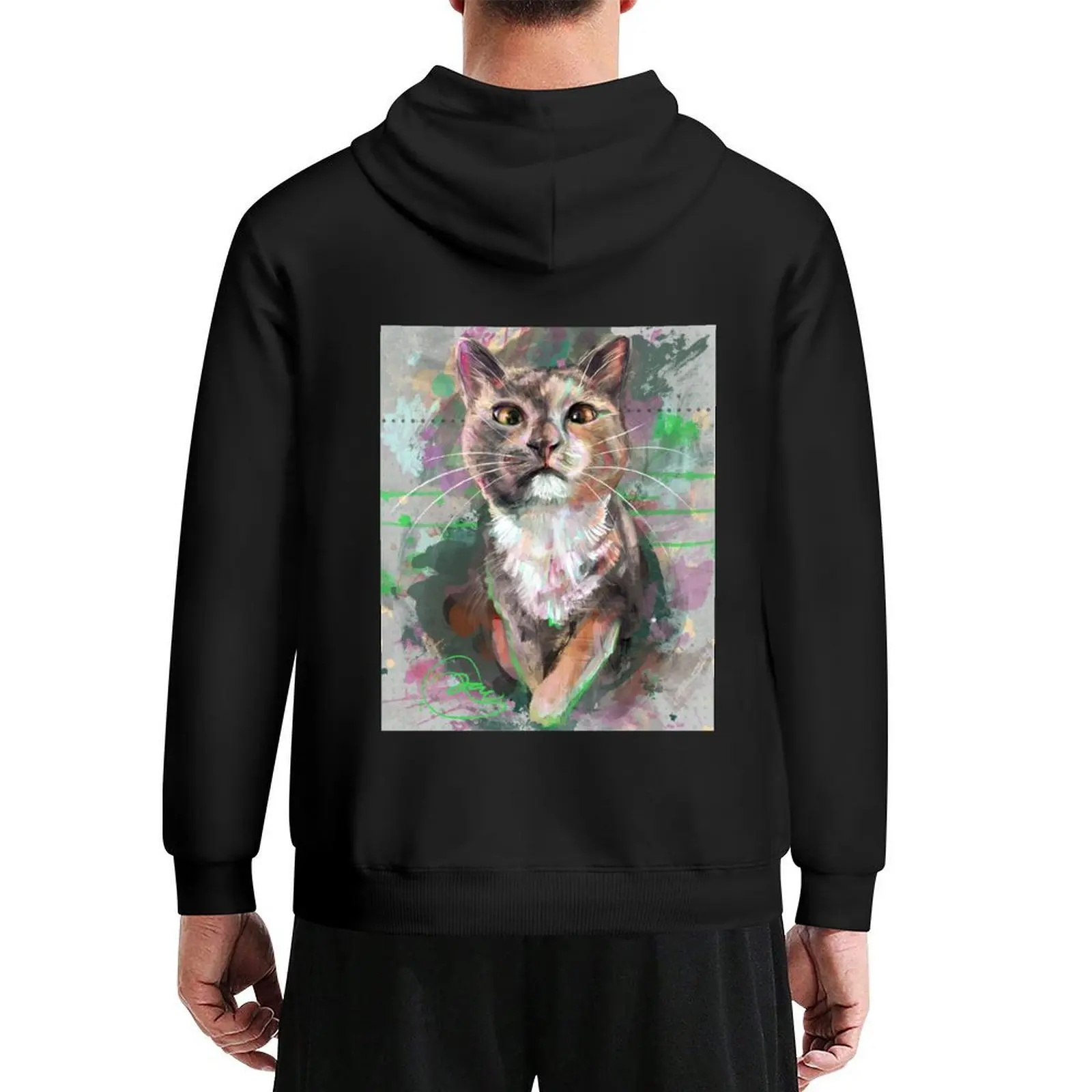 

Project Caturday - Nishka Hoodie clothes for men male clothes anime clothing autumn new products japanese hoodie