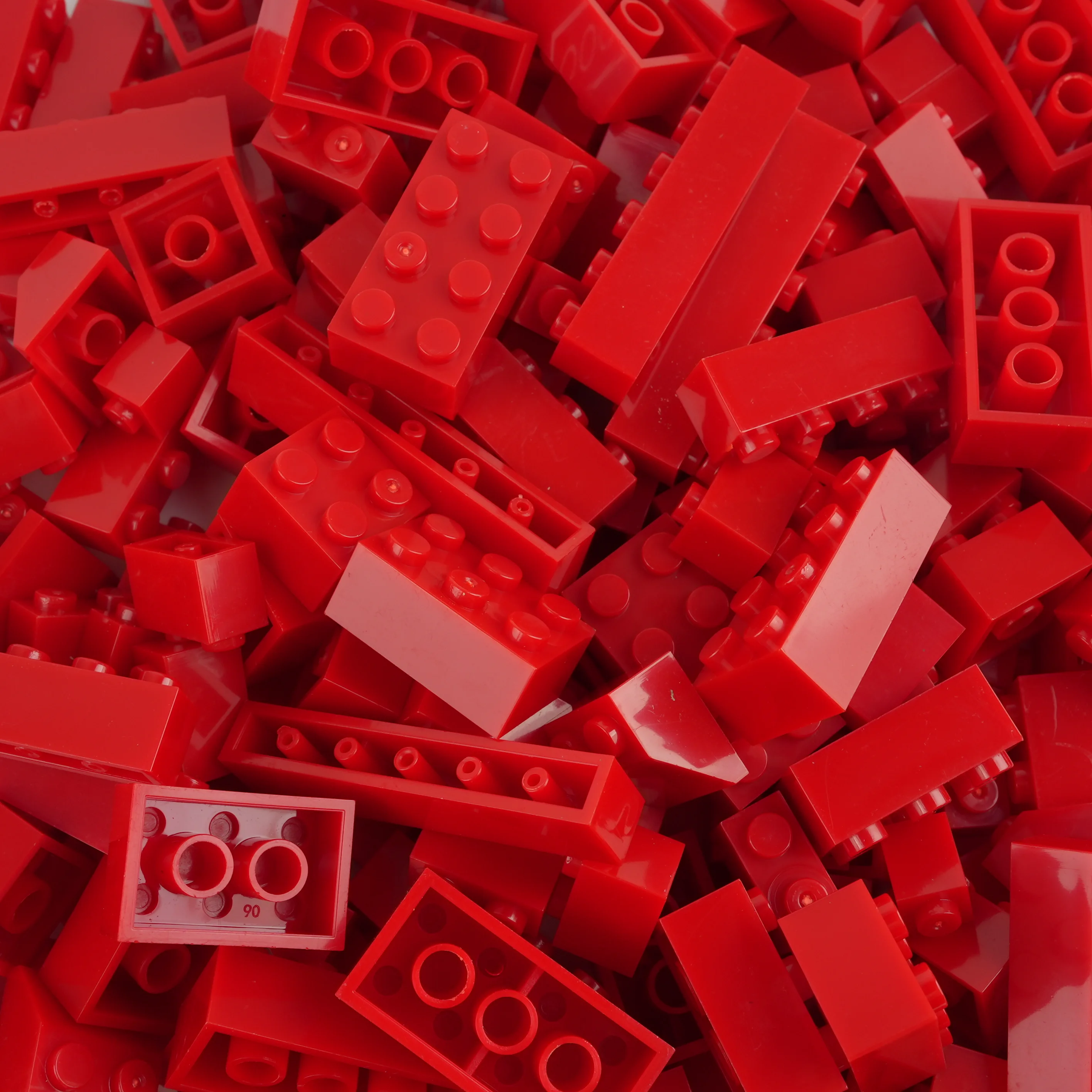 

Stemedu 250G/Pack Small Building Bricks Parts, Assorted Red Color DIY Creative Building Blocks Bulk Bricks for Replacement & MOC