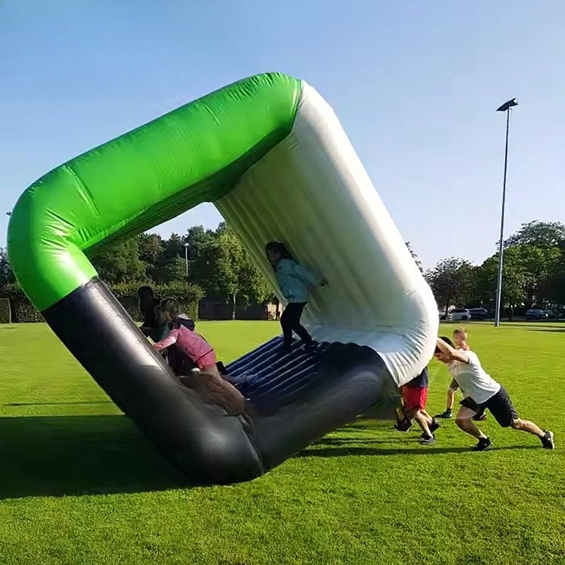 

Interactive Outdoor Sports and Recreation Cube Square Inflatable Flip Roll