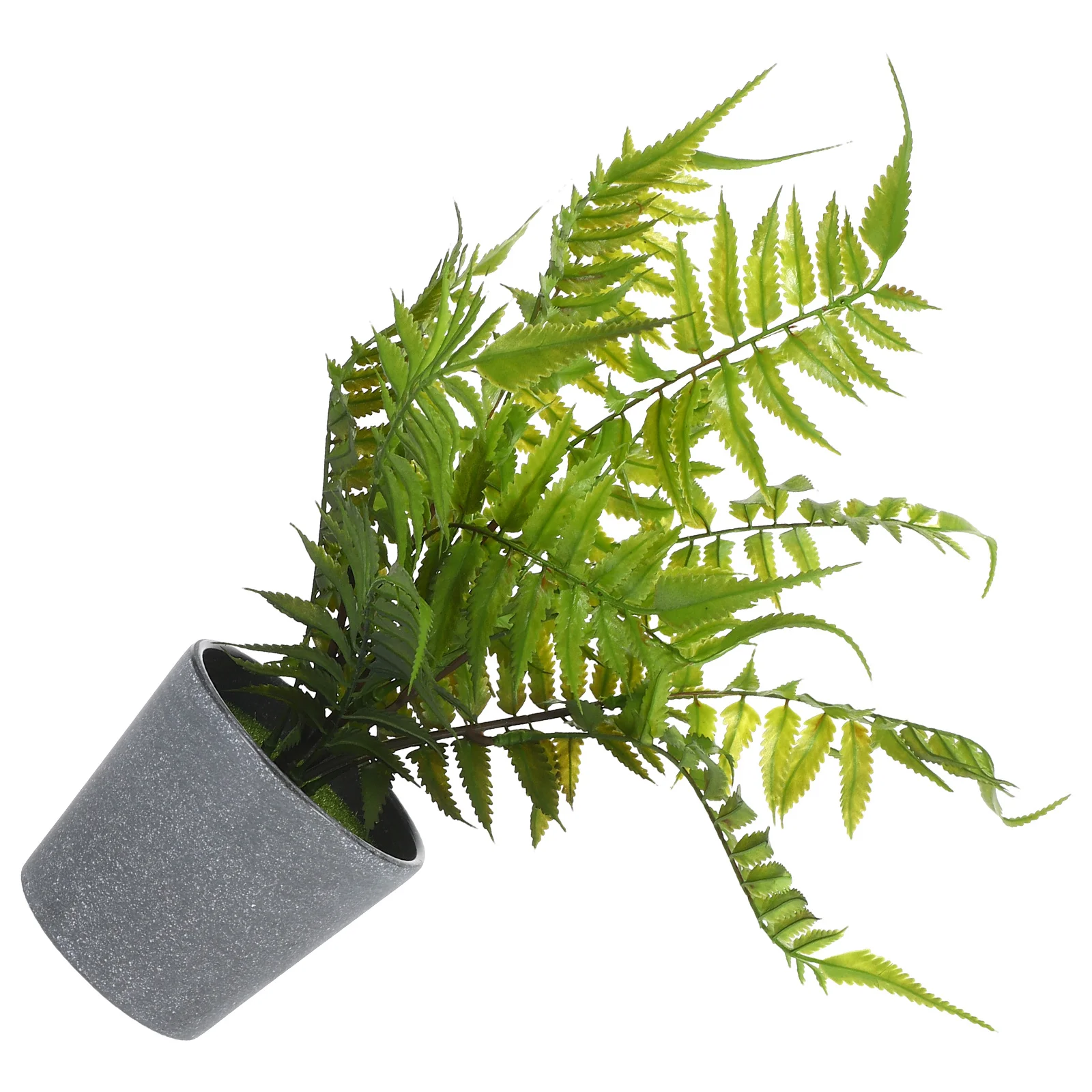 

1Pcs Simulation Fern Plant Artificial Mini Potted Bonsai Green Plant Decor for Home Office Desktop Ornament Mini Potted Bonsai
