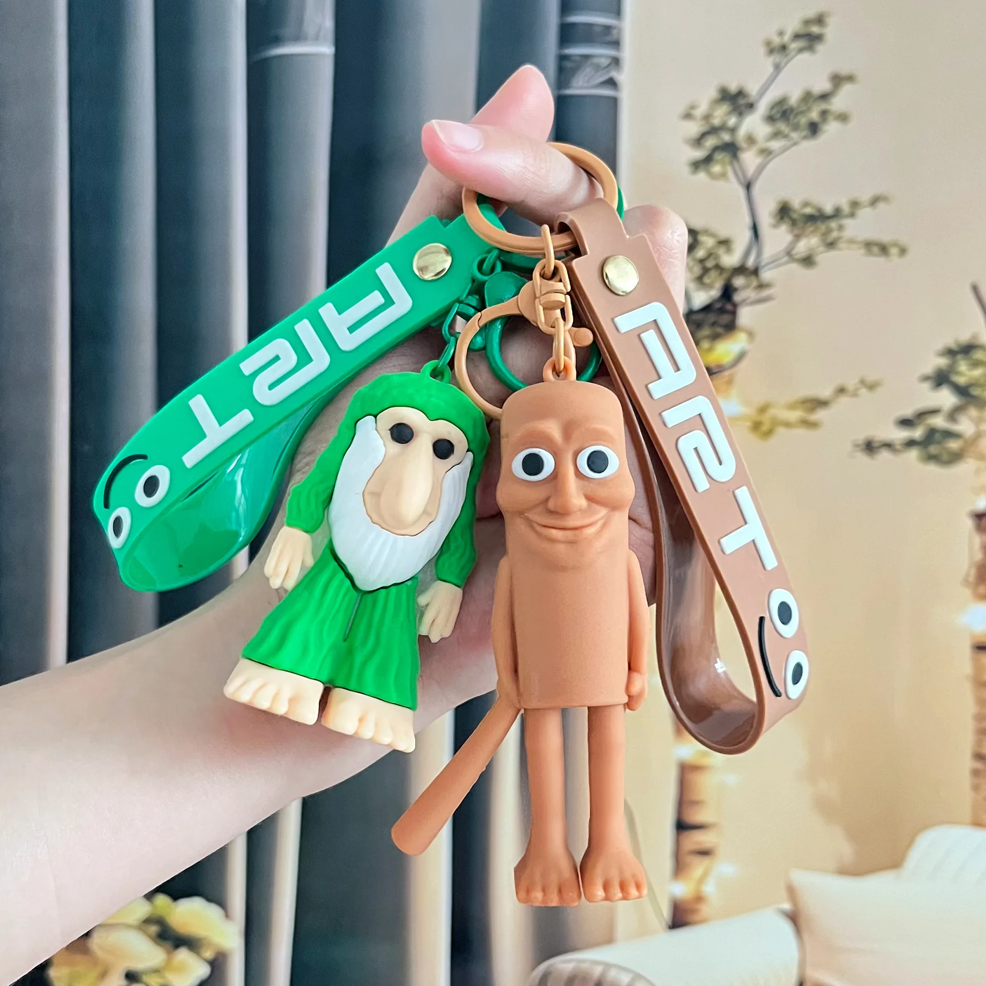 Tralalero Tralala Keychains Tung Tung Sahur Brainrot Anime Action