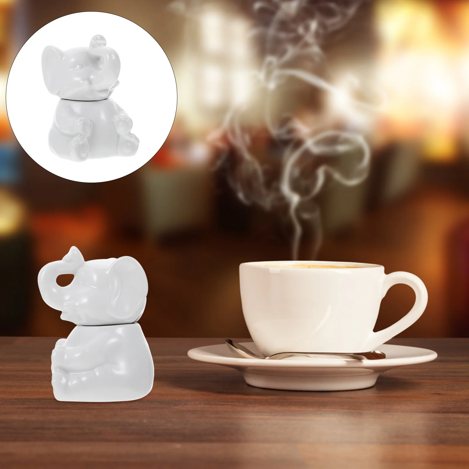 

Funny Mug Cup Milk Frothing Pitcher Cartoon Ceramic Coffee Small Latte Jug Animal Shaped