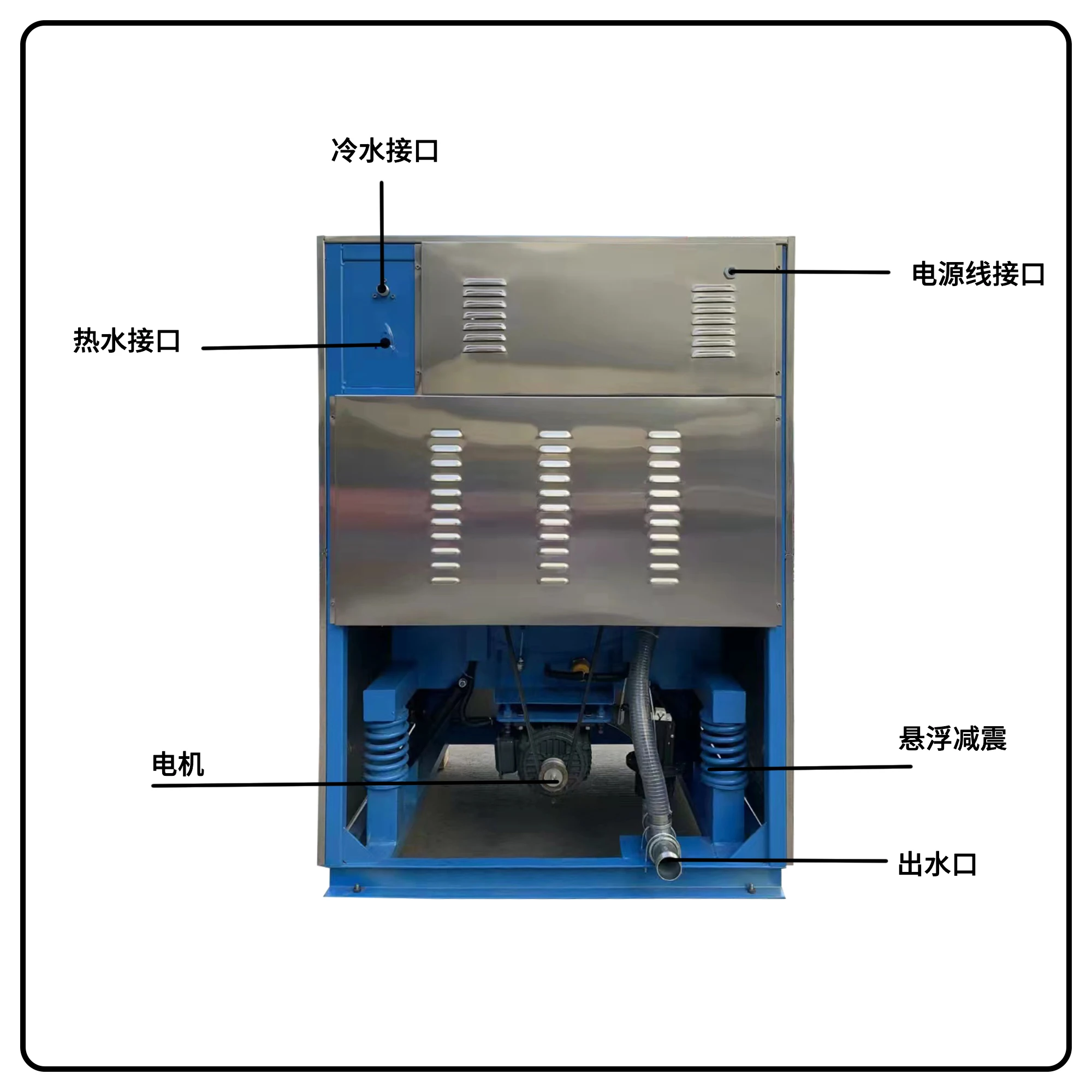 Hotel Hotel Dry Cleaner Washing Machine Washing Machine Equipment with Drying